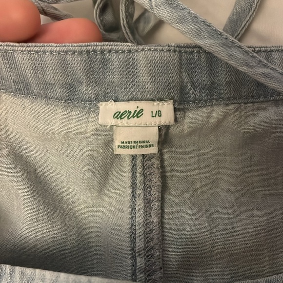 Aerie Tie Shoulder Shortall - Picture 3 of 4